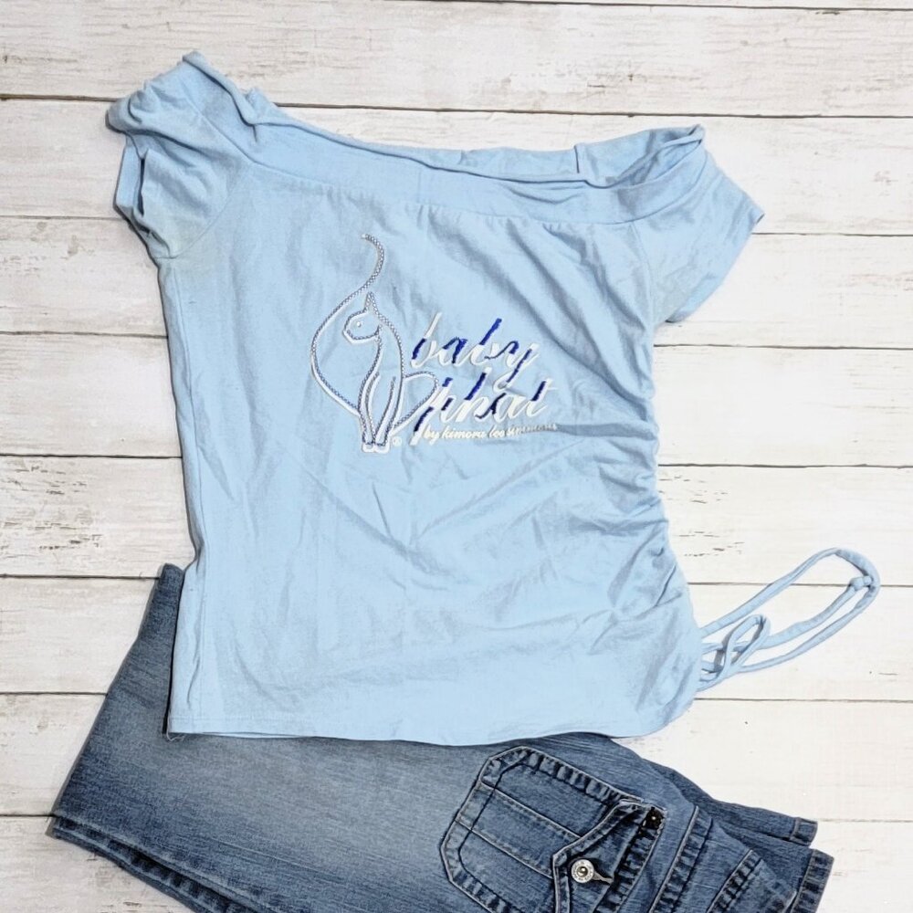 Baby Phat Baby Blue Shirt for women